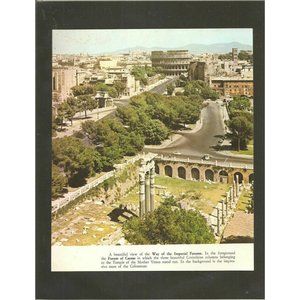 Vintage Roma Image of the Imperial Forums